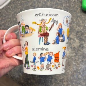 Colorful Illustrated Coffee Mug